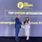 Mr. Feras Al Jabi, General Manager of ITQAN, proudly receiving the Best System Integrator award at the GEC Awards 2023.
